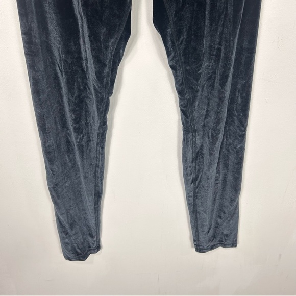 CALIA black faux suede hi rise leggings U1 - Picture 4 of 8